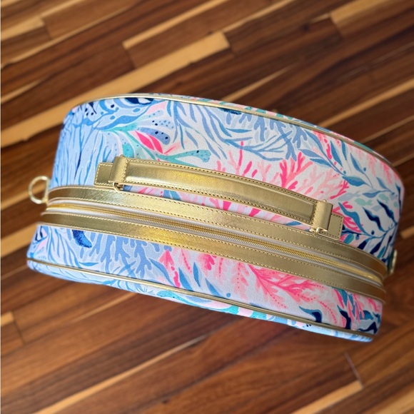 Lilly Pulitzer Kaleidoscope Coral Hat Box - Picture 4 of 5